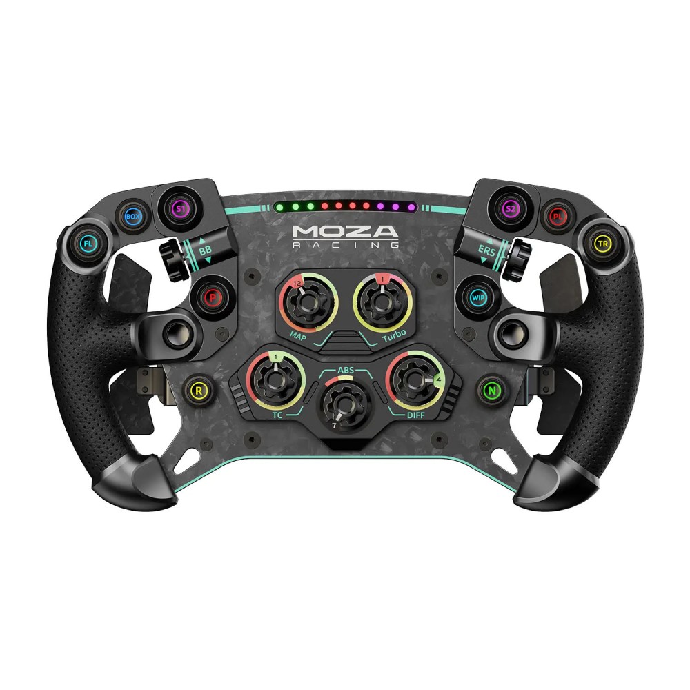 Moza Racing volant GS V2P Cuir Steering Wheel