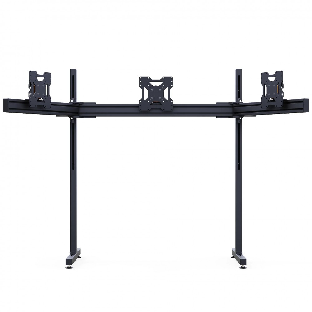 TV STAND TX43 Noir | TV Stand Support Triple écran jusqu'à 43 Pouces