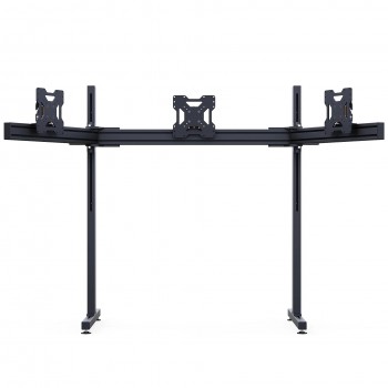 TV STAND TX43 Noir | TV Stand Support Triple écran jusqu'à 43 Pouces